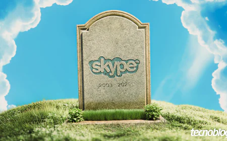 Microsoft anuncia o fim do Skype. O Serviço foi encerrado em 5 de maio de 2025