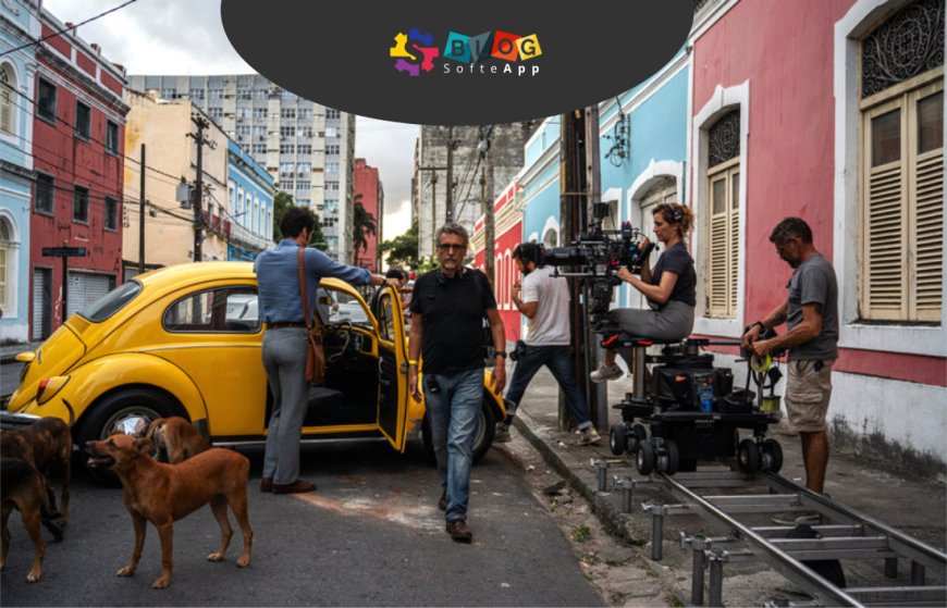 O Agente Secreto ganha foto inédita com Kleber Mendonça Filho nos bastidores